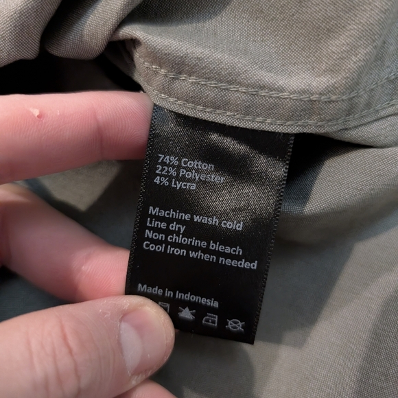 Proof Huckberry Button Up Shirt Mens M Gray Long Sleeve Casual - Picture 4 of 6